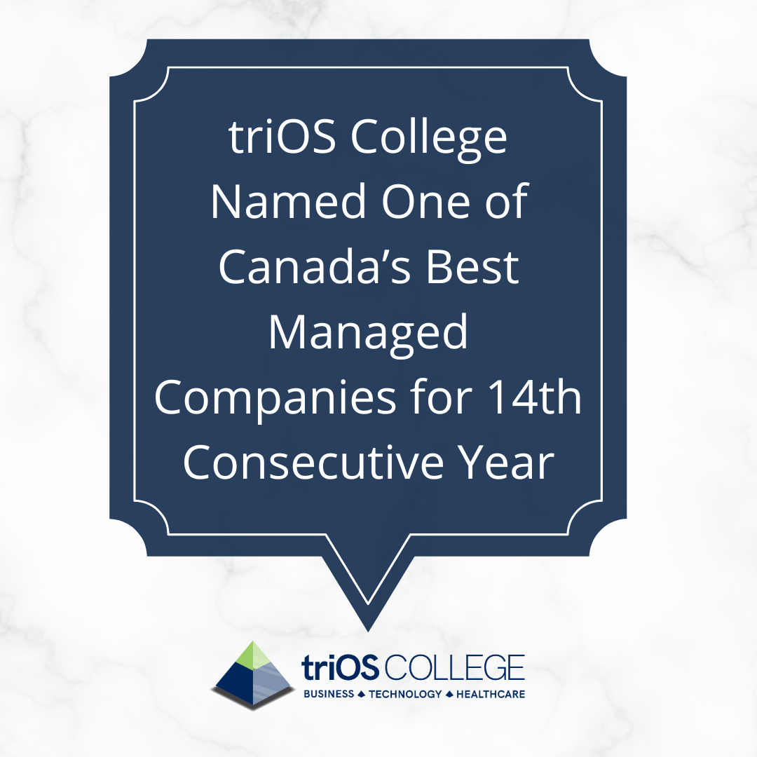 triOS College Named One of Canada’s Best Managed Companies for 14th Consecutive Year featured image